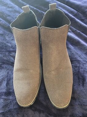 Men's Brown Suede Chelsea Boots – Size 11 – Excellent Condition
